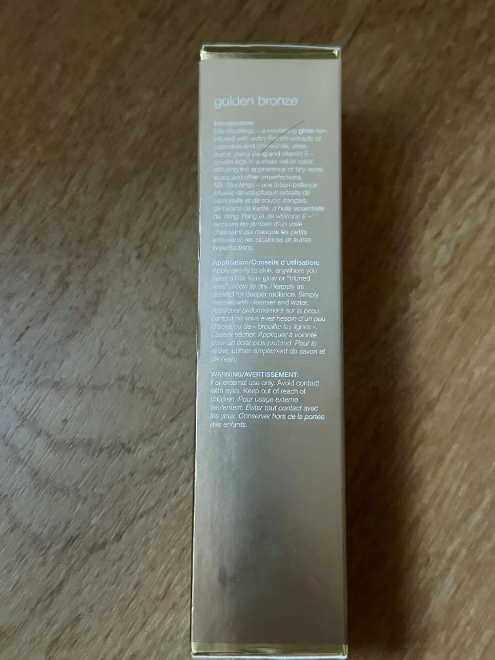 NEW Votre Vu Silk Stockings Leg Lustre Set of 2 Deep Bronze+ Golden Bronze 100ml